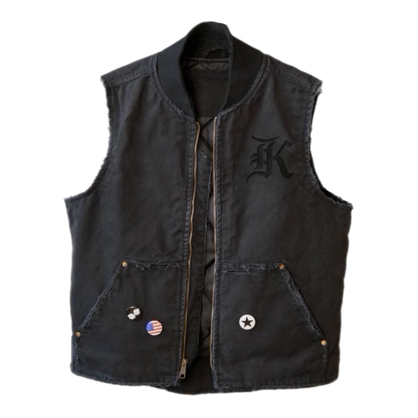 Triple Star Patch Work Vest
